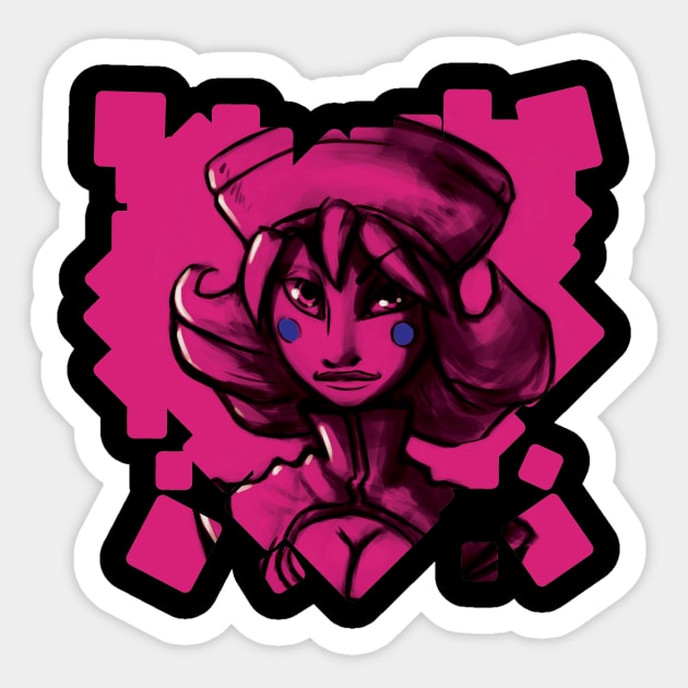 Hesien-Ko Love Sticker by BaconBabyArt